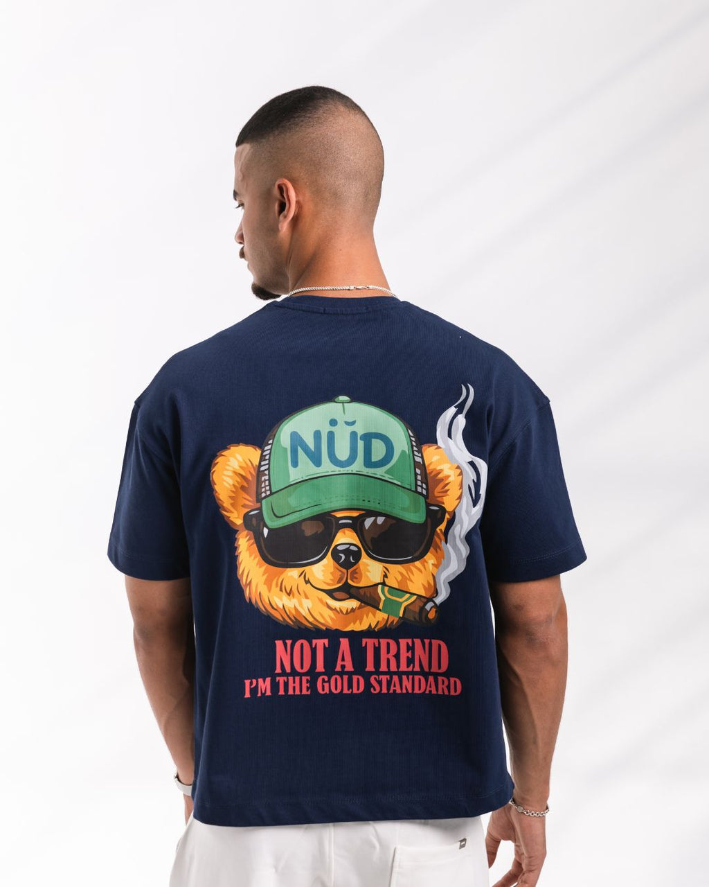 Gold Standard BearTee (navy)