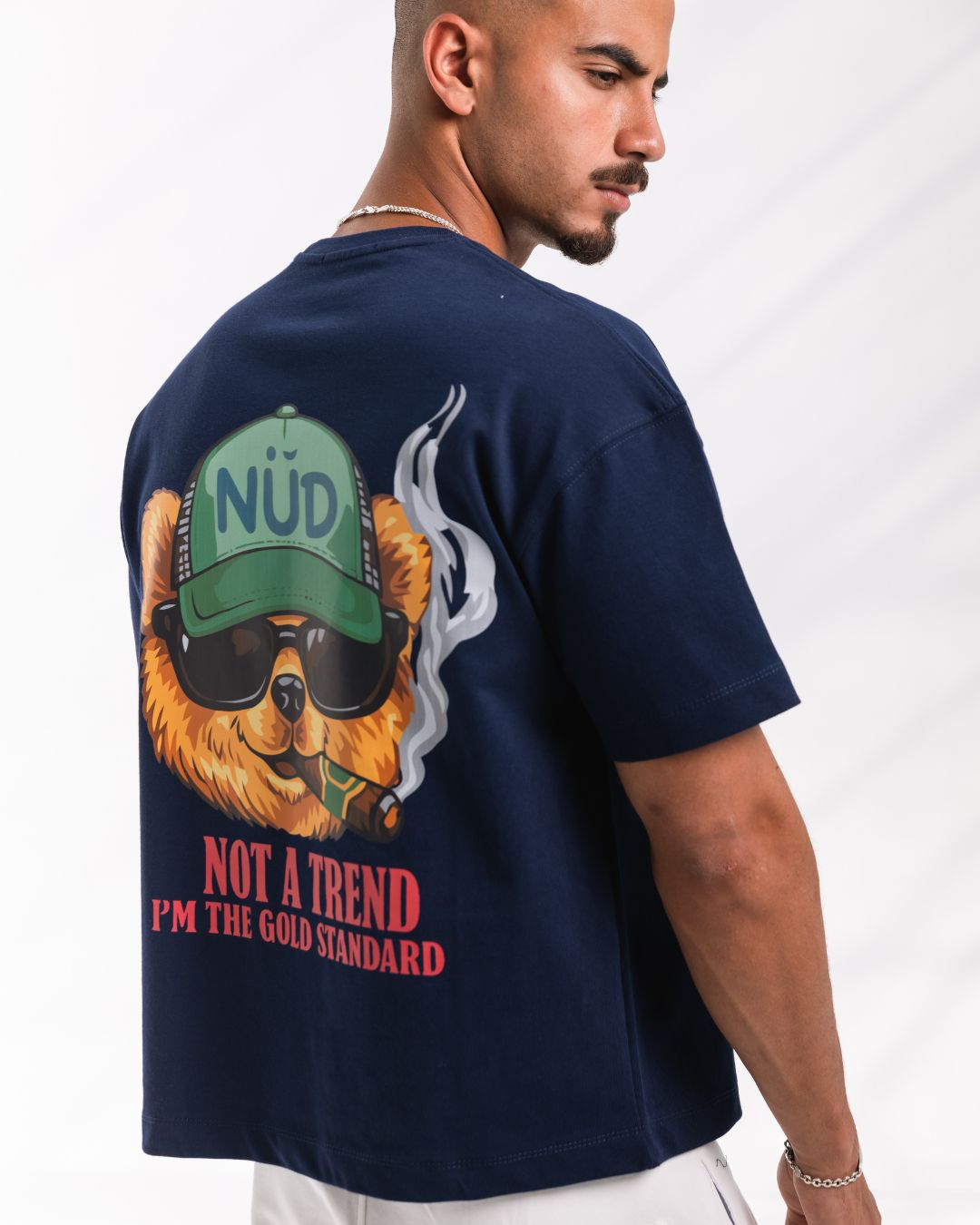 Gold Standard BearTee (navy)