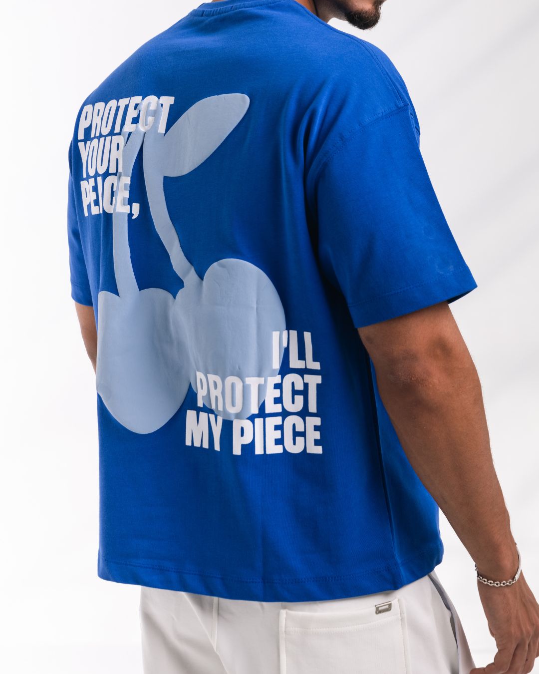 Protect Your Peace Cherry Tee (blue)