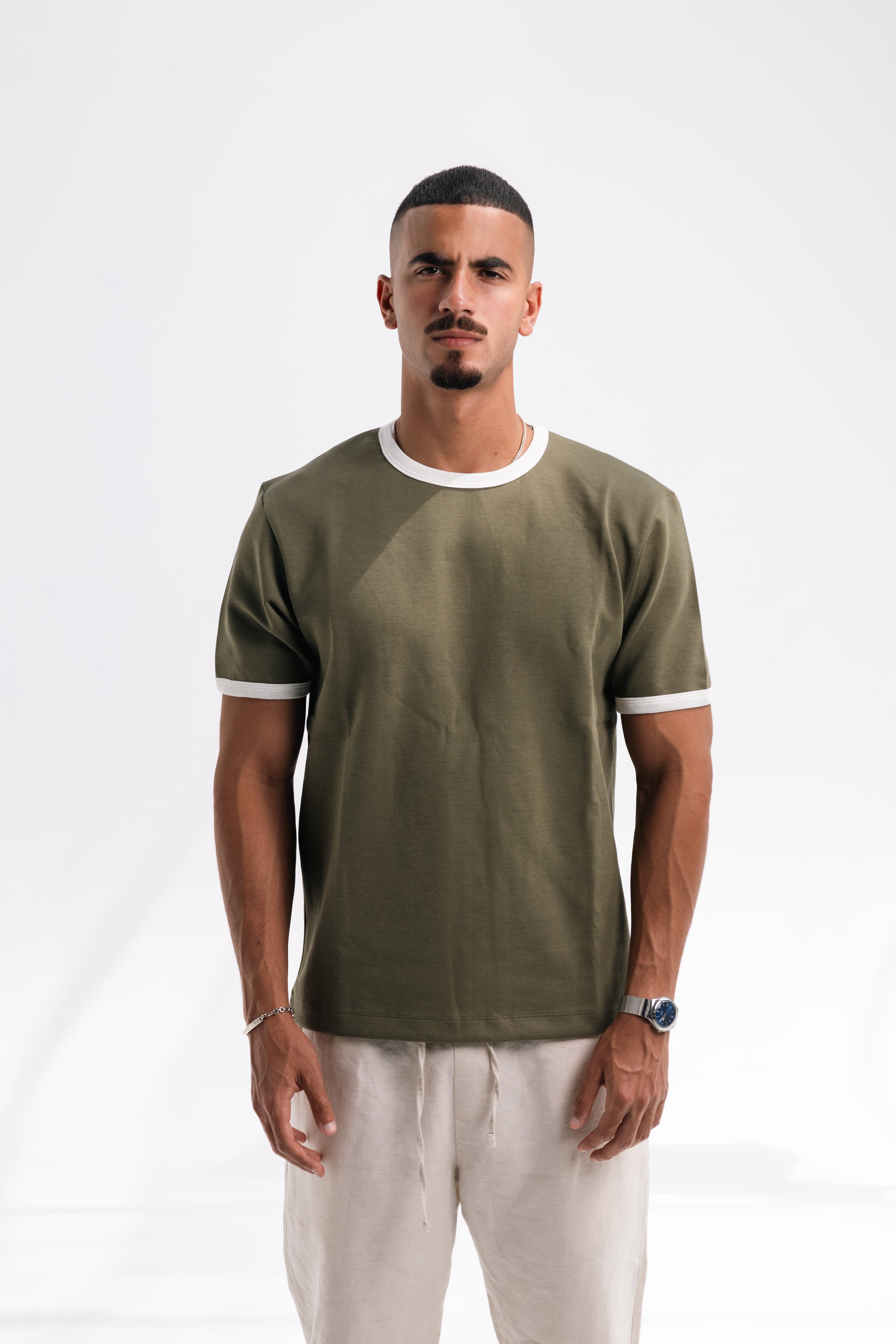 Ringer T-Shirt (olive)