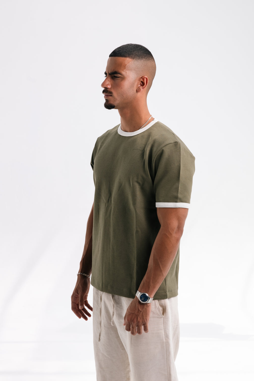 Ringer T-Shirt (olive)