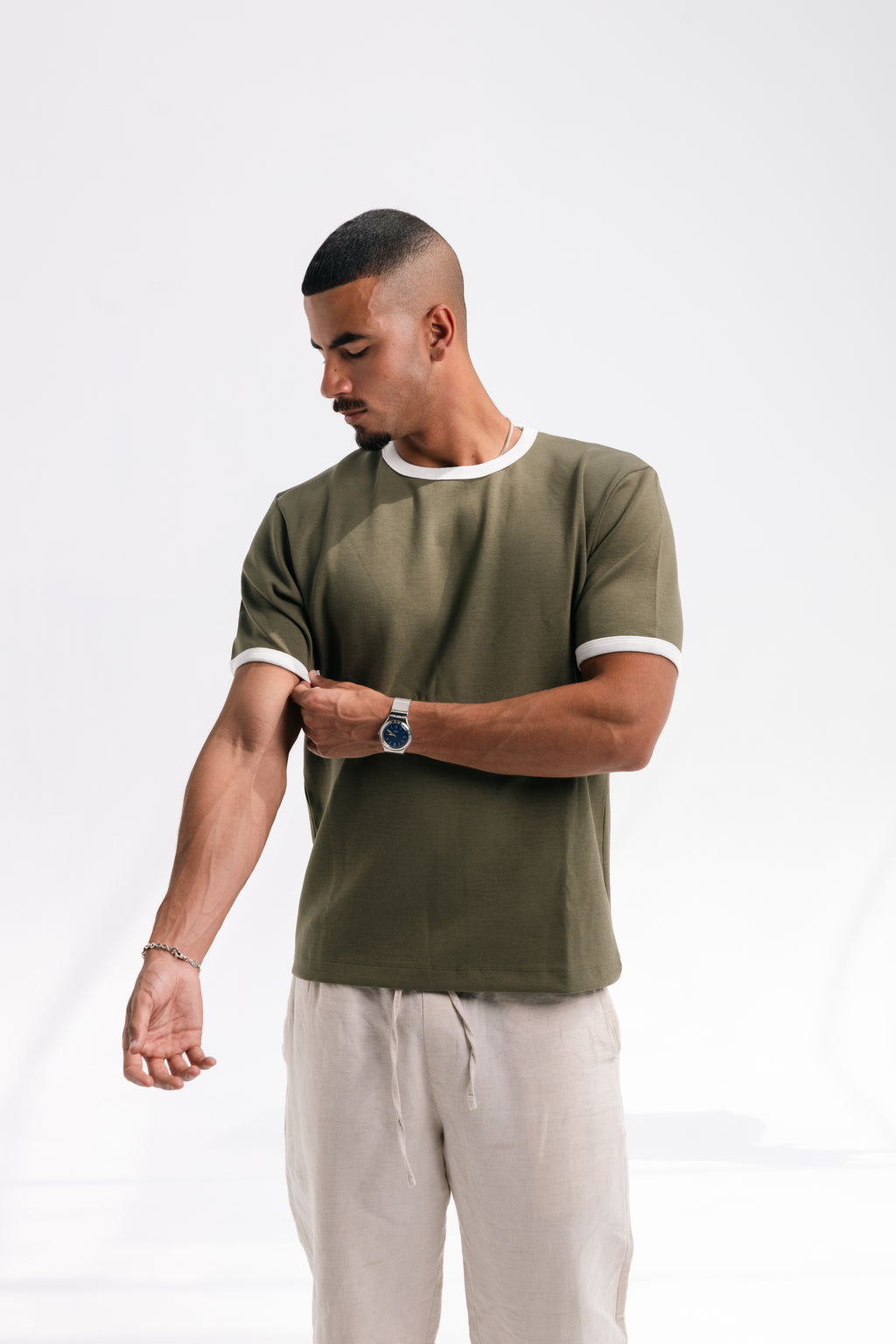 Ringer T-Shirt (olive)