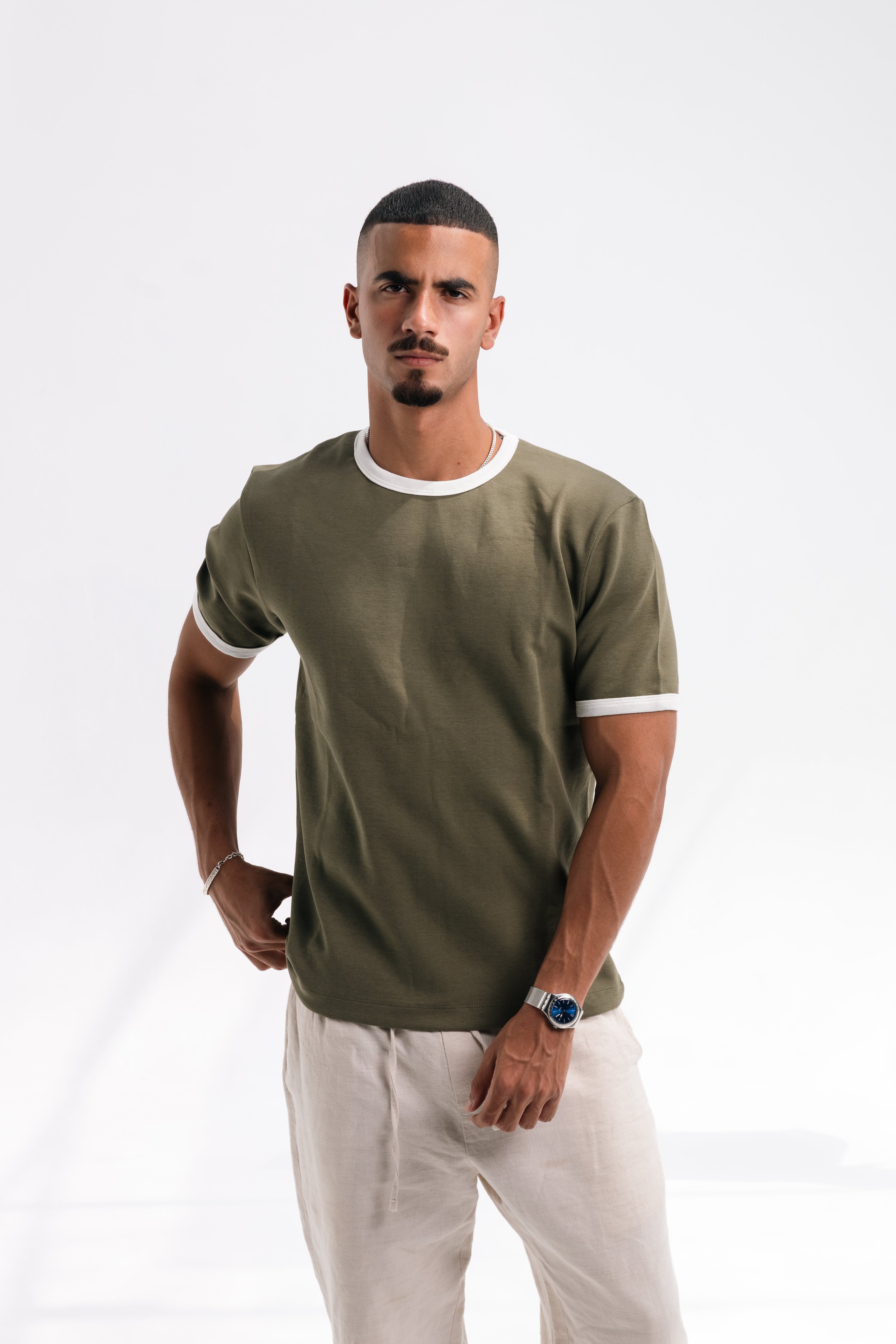 Ringer T-Shirt (olive)