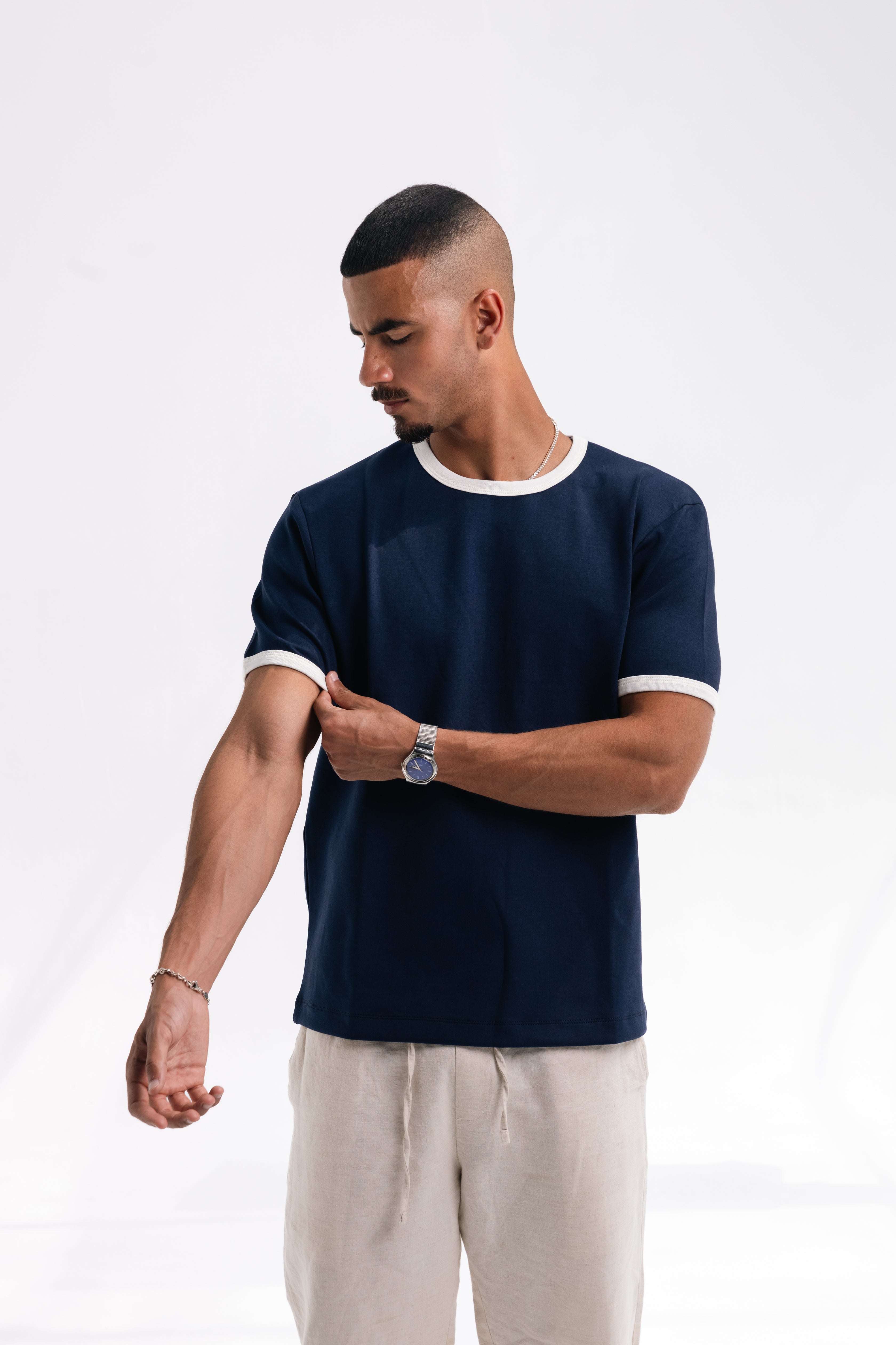 Ringer T-Shirt (navy)