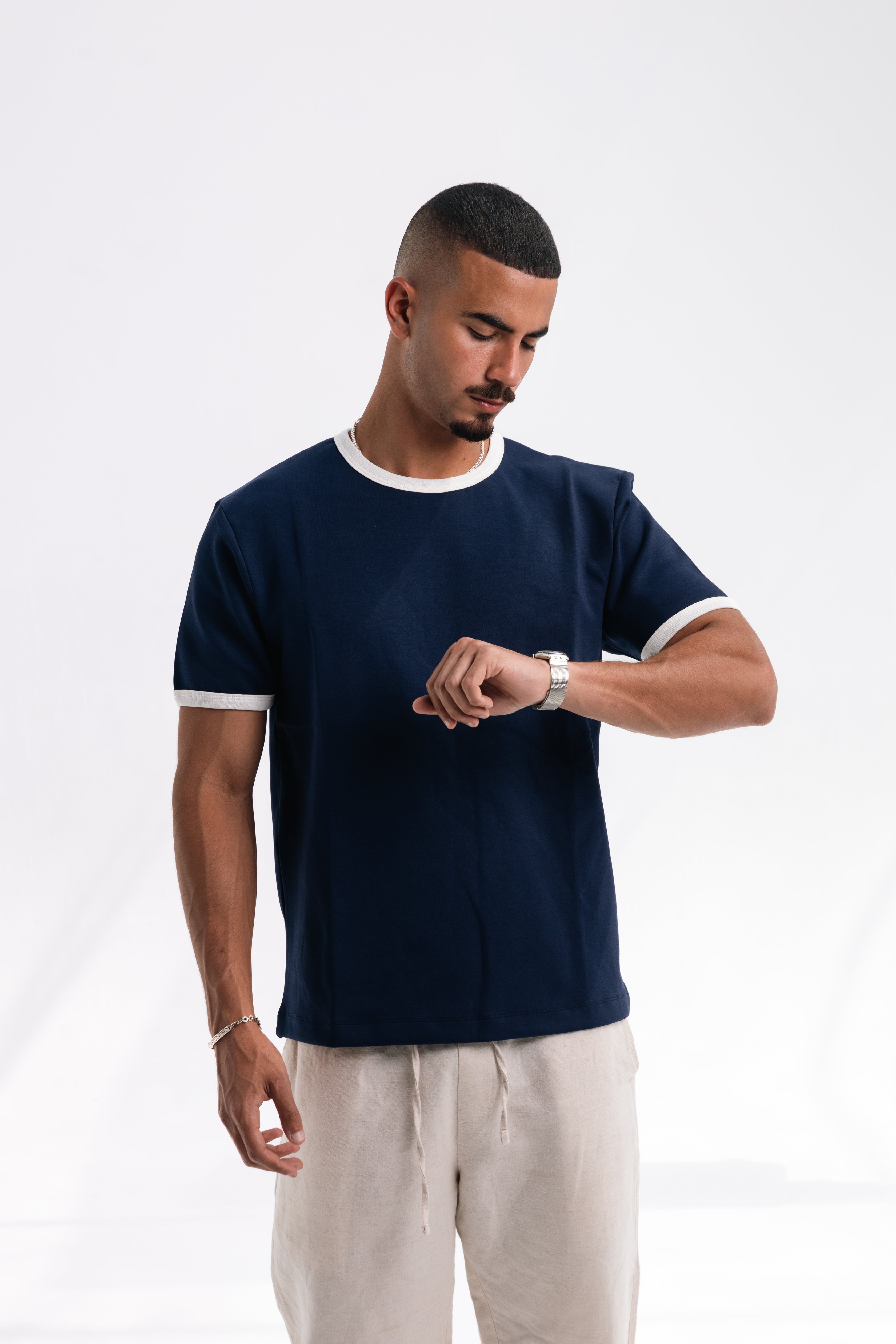 Ringer T-Shirt (navy)