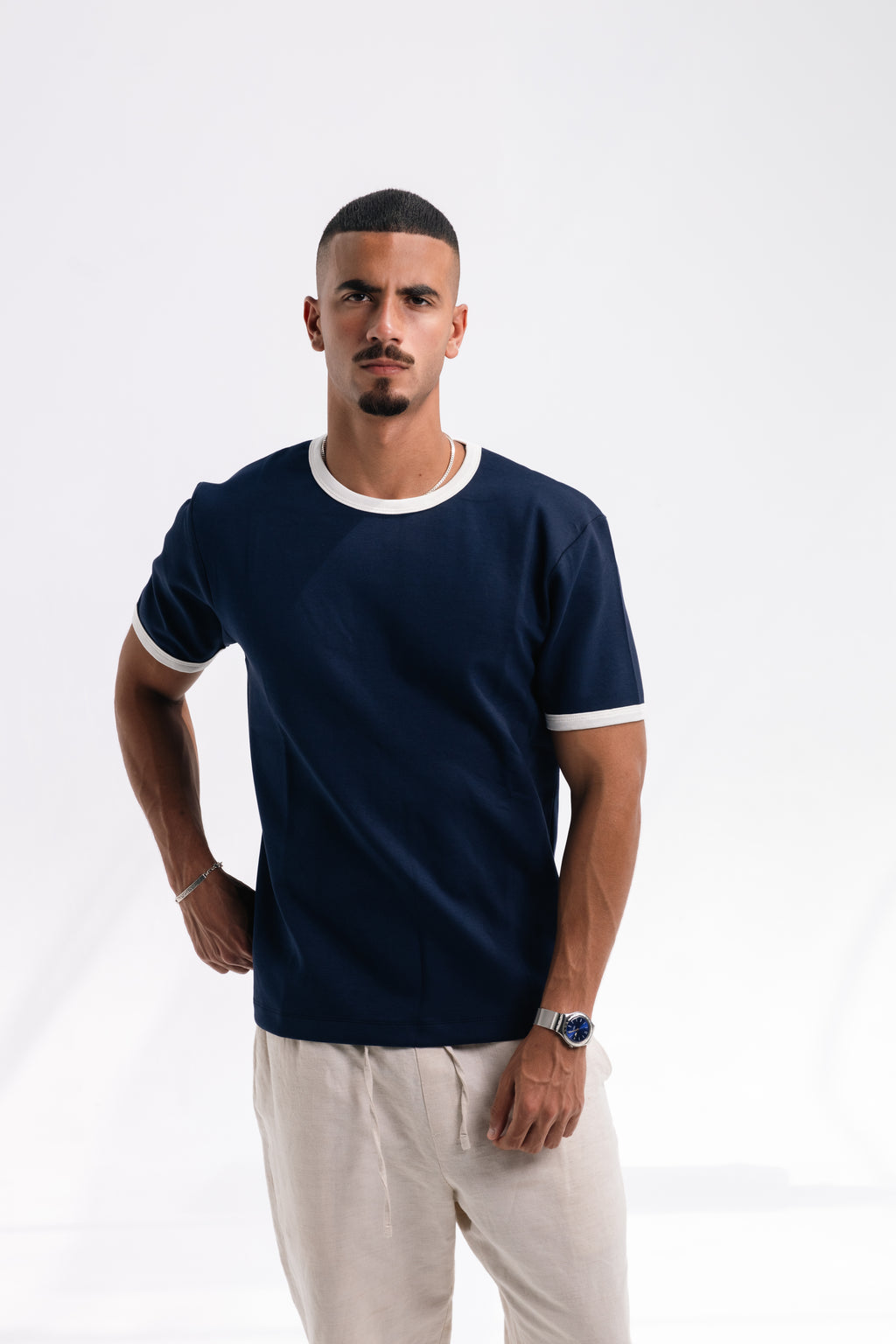 Ringer T-Shirt (navy)