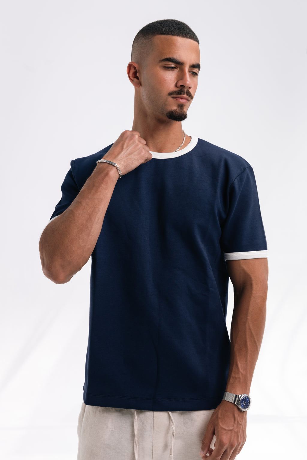 Ringer T-Shirt (navy)