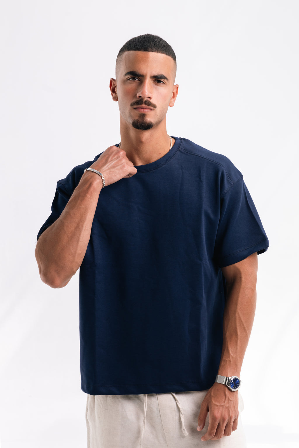 Premium City Basic Tee (navy)