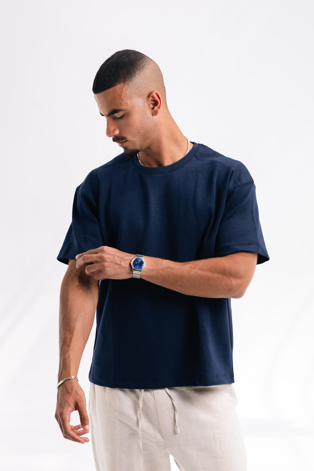 Premium City Basic Tee (navy)