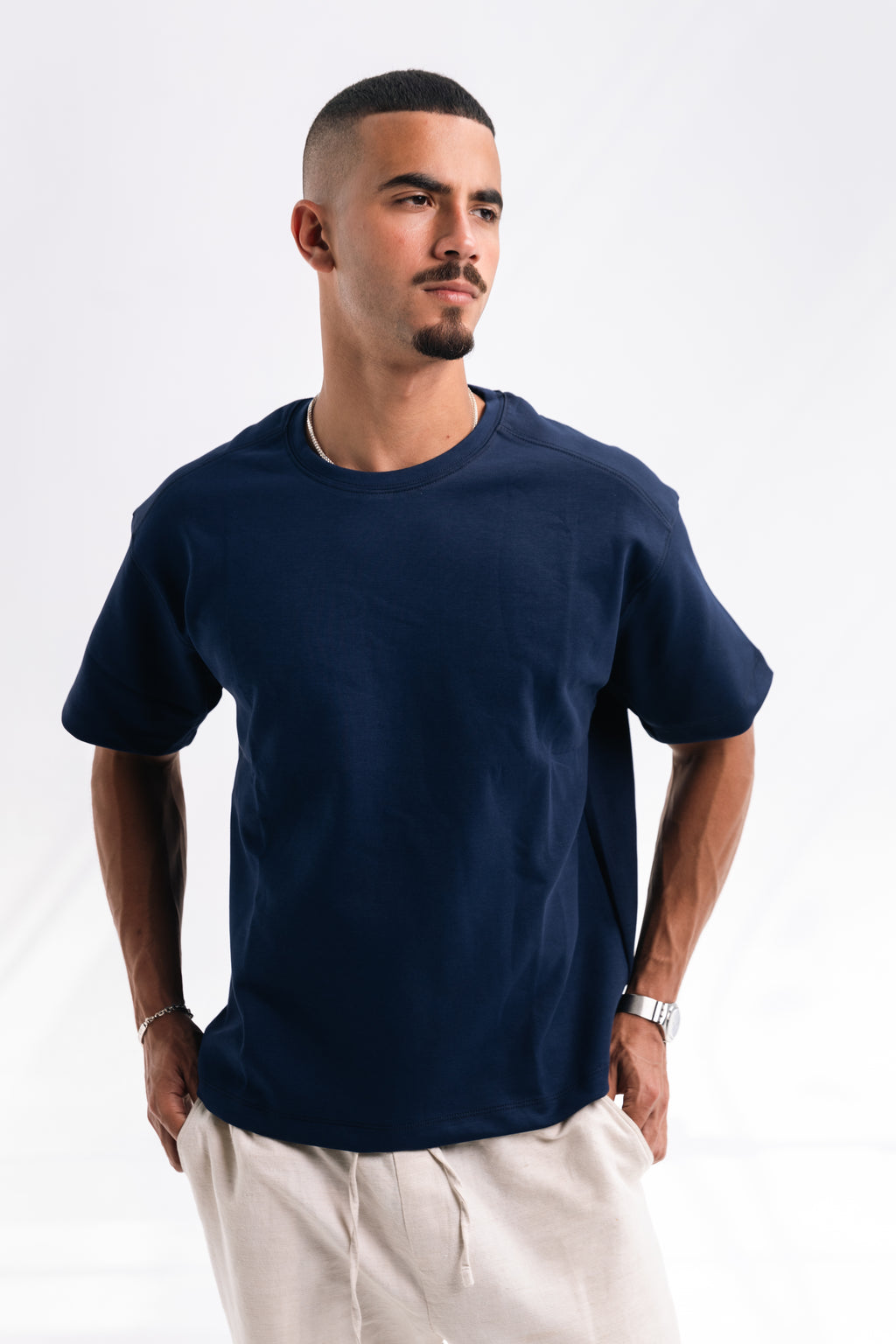 Premium City Basic Tee (navy)