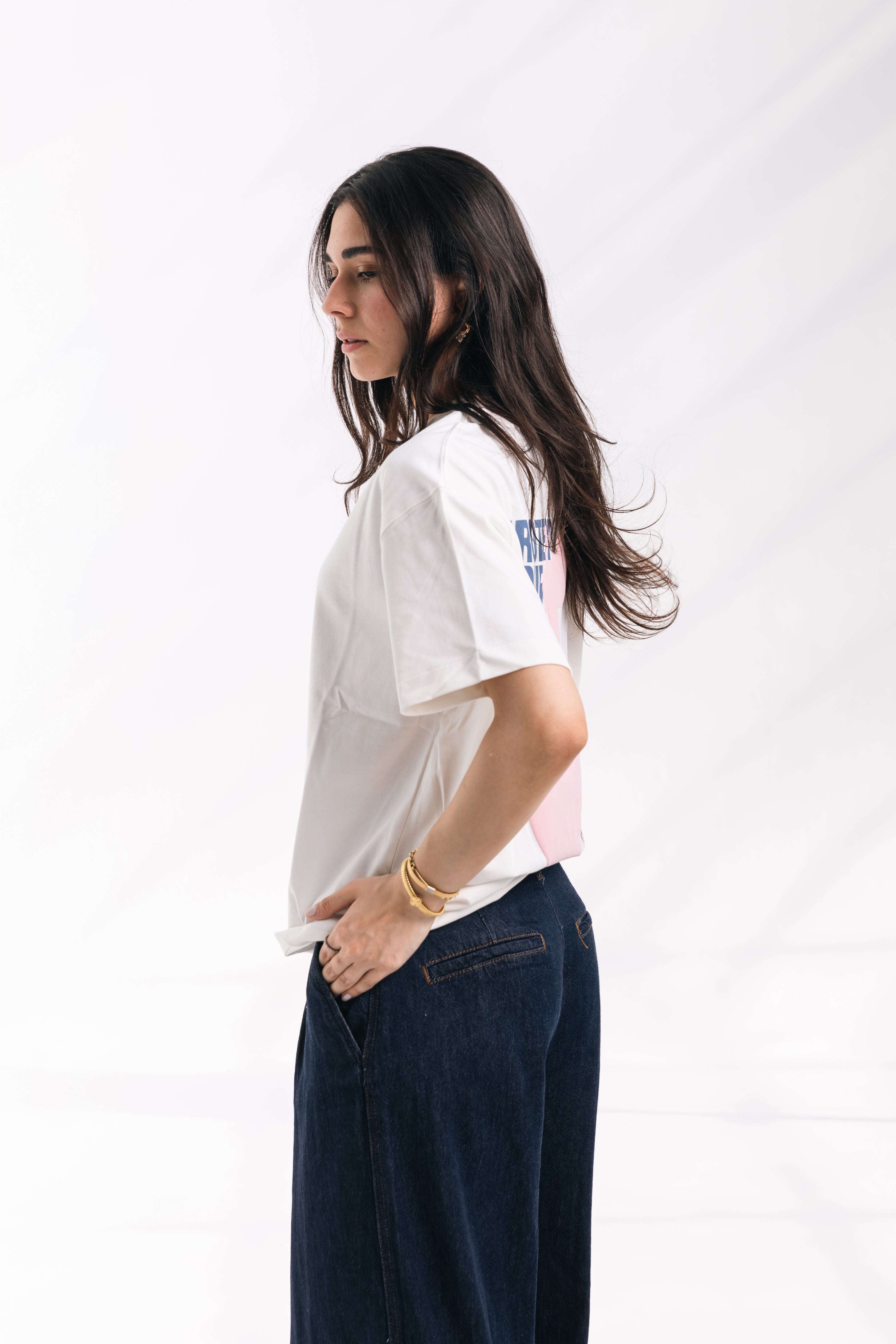 Protect Your Peace Cherry Tee (white)