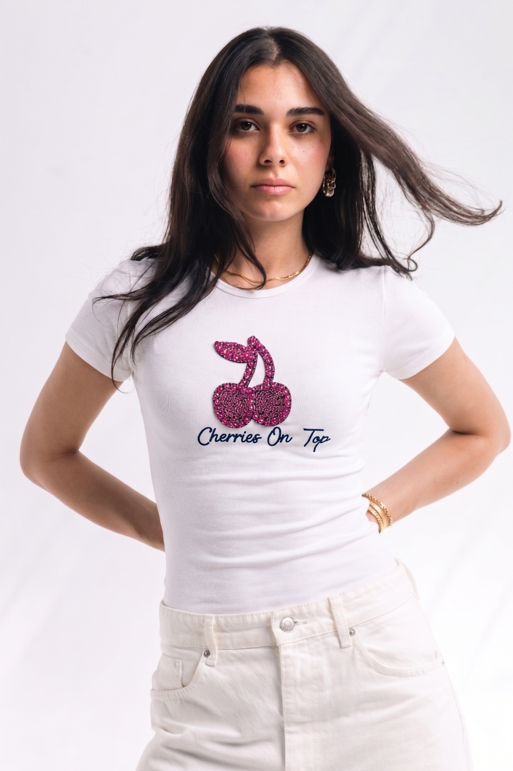 Handmade COT Baby Tee (white)